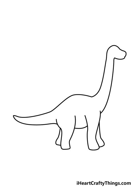 How to Draw Things for Babies How to Draw a Dinosaur Easy - Dickerson ...