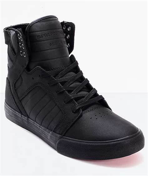 Supra Skytop Red Carpet Edition Muska Tuf Black Skate Shoes at Zumiez : PDP