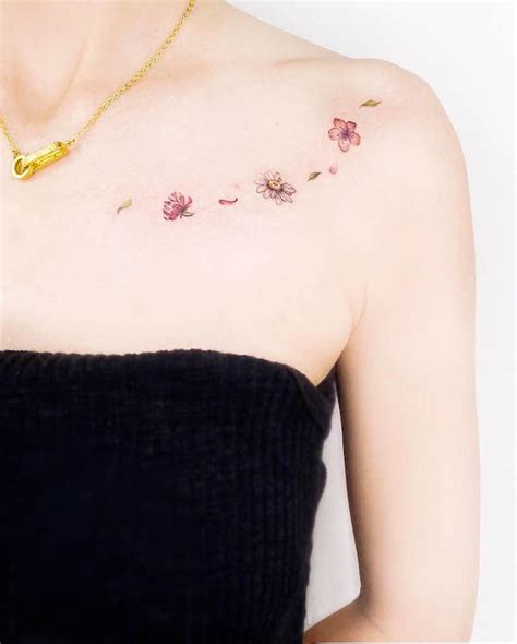 Discover more than 85 flower chest tattoos for women latest - in.cdgdbentre