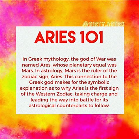 Aries 101 in 2024 | Greek gods, April aries, Aries zodiac