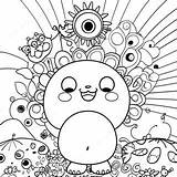 Colorful Takashi Murakami Character Coloring Page 44384 35077 sketch template