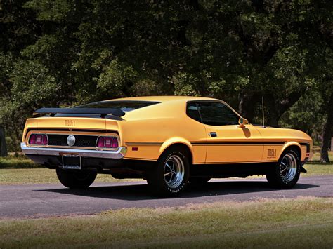 1971 Ford Mustang Mach 1 Wallpapers | MustangSpecs.com