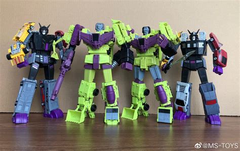 Magic Square Toys Legends Scale Devastator & Constructicons Color Prototypes - Transformers News ...