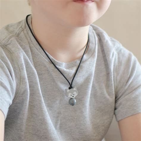 Items similar to Children necklace, little boy necklace, kid ...