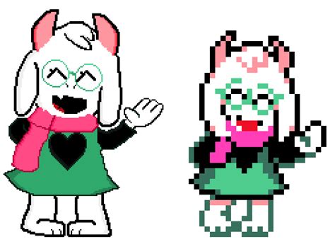 I Up-Scaled one of my favorite Ralsei sprites. How's it look? : r/Deltarune