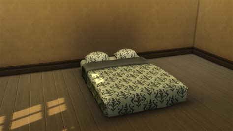 Mod The Sims - Functional floor bed.