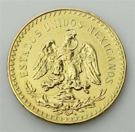 1925 Mexican .900 Gold Centenario 50 Pesos Coin | Property Room