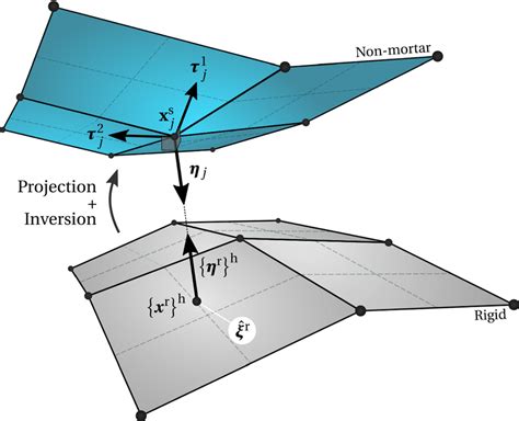 Projection of the averaged orthonormal frame from the rigid onto the ...