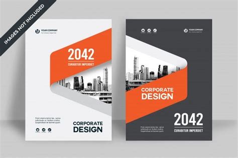 Premium Vector | Corporate book cover design template | Book cover design template, Book cover ...