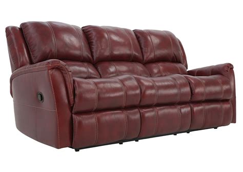 Red Leather Reclining Sofa Set | Baci Living Room