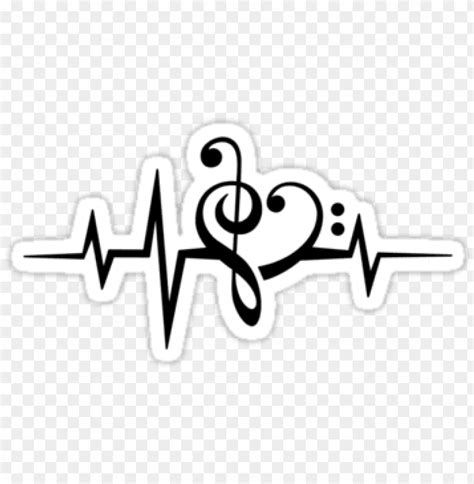 Free download | HD PNG music heart pulse love music bass clef treble ...