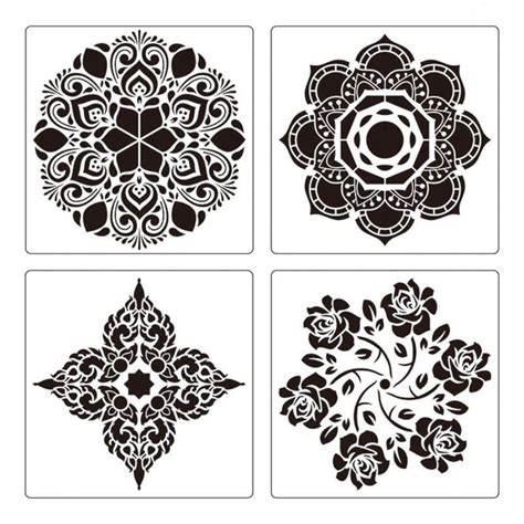 Printable Mandala Stencil Set – Free download and print for you.