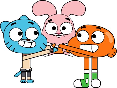 Gumball, Darwin, Anais - Hugs for Anais - FanArt by MFSJST on DeviantArt