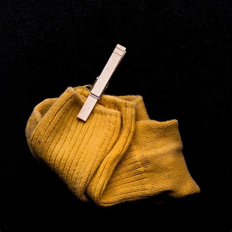 yellow socks | What is more reasonable than using a clothesp… | Flickr