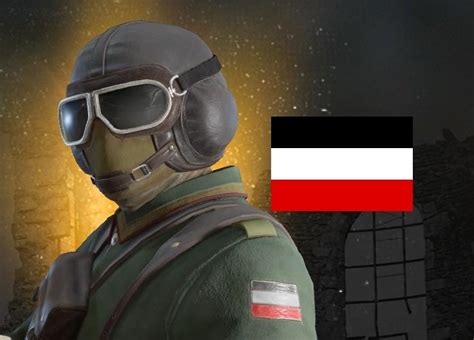 The flag used on Jäger's elite skin should be changed to the Imperial ...