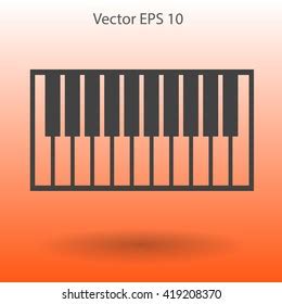 Piano Keyboard Vector Illustration Stock Vector (Royalty Free) 402527509 | Shutterstock
