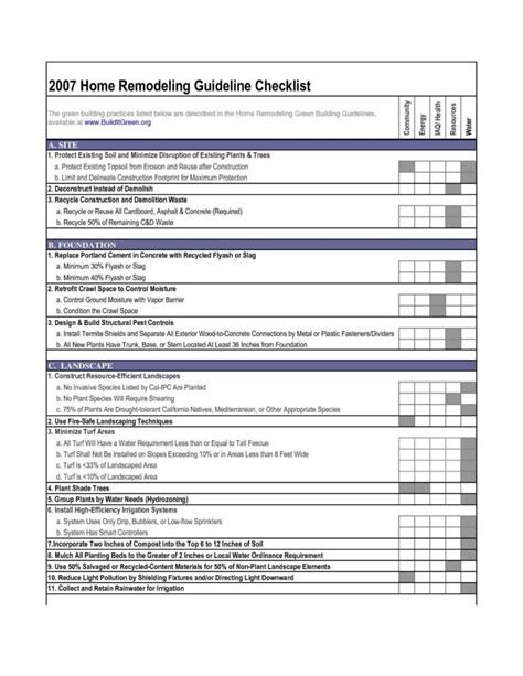 Renovation Spreadsheet Template — db-excel.com