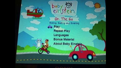 Baby Einstein on the go dvd menu - YouTube