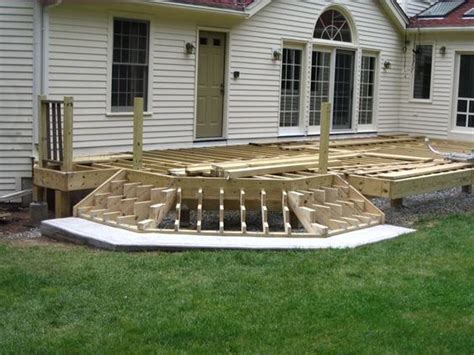 Deck stairs, Stairs and Decks on Pinterest in 2019 | Building a deck, Corner deck, Deck building ...