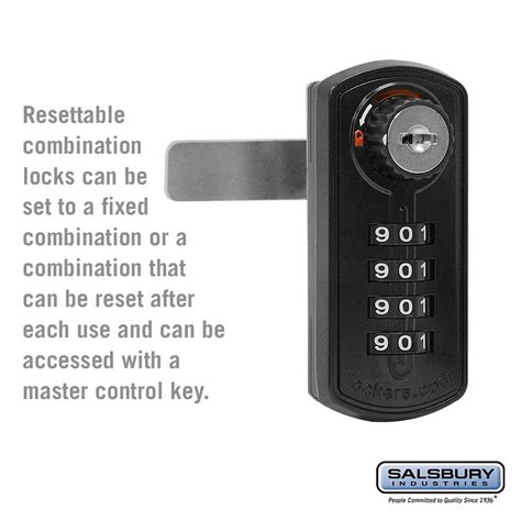 Resettable Combination Lock - for Designer Wood Locker Door | Lockers.com