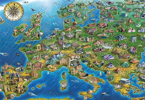 Map of Europe Jigsaw Puzzle | PuzzleWarehouse.com