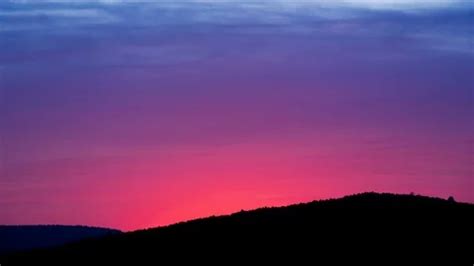 Purple red sky sunset nature landscape b... | Stock Video | Pond5