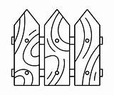 Fence Coloring Pages  Vrogueco sketch template