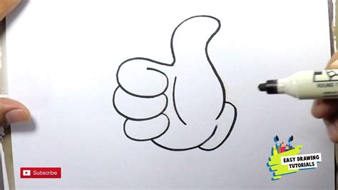 How To Draw A Thumbs Up - Agencypriority21