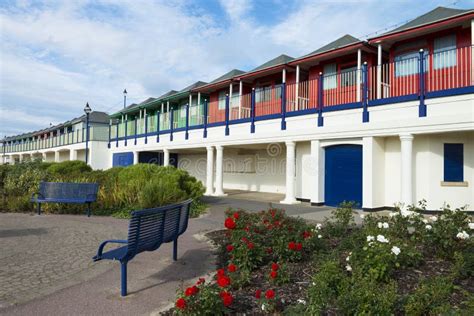 Beach Huts at Sutton on Sea Stock Photo - Image of bright, cabin: 36179964