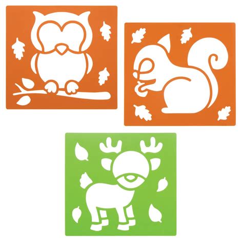 Woodland Animal Stencils - Baker Ross