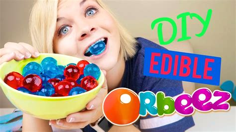 DIY EDIBLE ORBEEZ!! - YUM! 😋 - YouTube