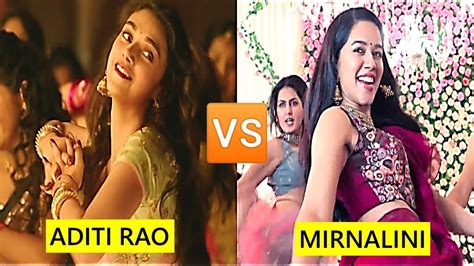 Tum Tum Song Dance | Mirnalini Vs Aditi Rao - YouTube