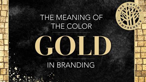 Brand Color Psychology Series: Gold