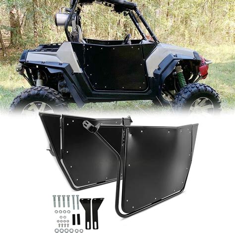 Amazon.com: Black Metal Doors Compatible with 2008-2014 Polaris RZR 800/ S 800/ XP 900 2012-2021 ...