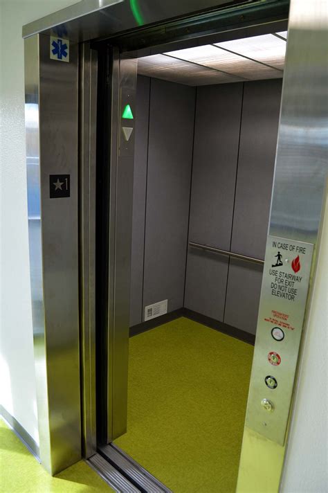 Hoistway with the Elevator Pre-Installed MEM Elevator Pre-Installed