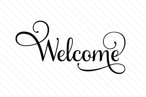 Welcome SVG Cut file by Creative Fabrica Crafts · Creative Fabrica