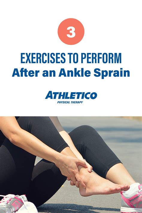 3 Exercises to Perform After An Ankle Sprain - Athletico | Sprained ...