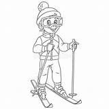 Ski Coloring Stock Illustrations – 480  sketch template
