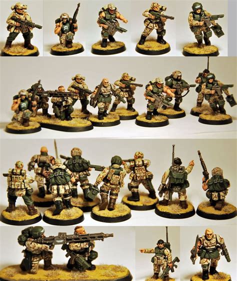 CoolMiniOrNot - Cadian Veteran Squad - Taros by TAOC | 40k imperial ...