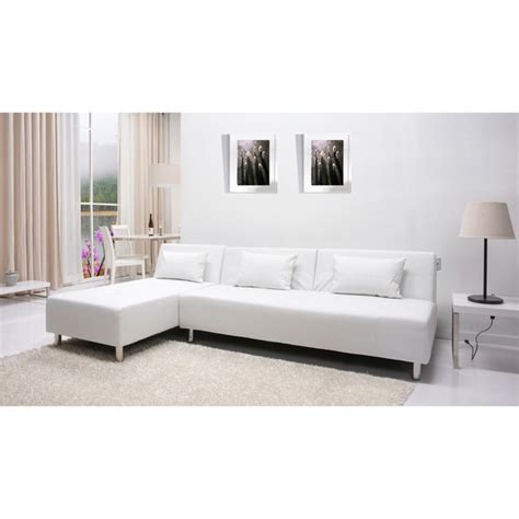 Shop Atlanta White Convertible Sectional Sofa Bed - Free Shipping Today ...