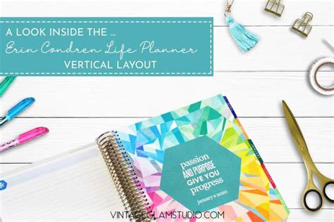 A Look Inside the Erin Condren Life Planner - Vertical Layout