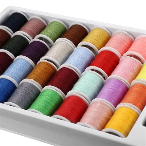 New 53pcs Assorted Colors Sewing Thread Spools Storage Organizer Holder DIY Apparel Needlework ...