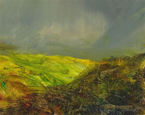 Moorland Landscape Oil Painting by David Ladmore