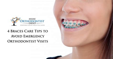 4 Braces Care Tips to Avoid Emergency Orthodontist Visits - Miami ...