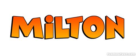 Milton Logo | Free Name Design Tool from Flaming Text