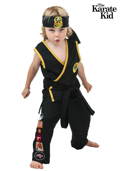 The Karate Kid Toddler Cobra Kai Costume | Movie Costumes | Karate kid costume, Karate kid, Kid ...