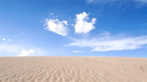 Wallpaper dunes desert sky sand horizon