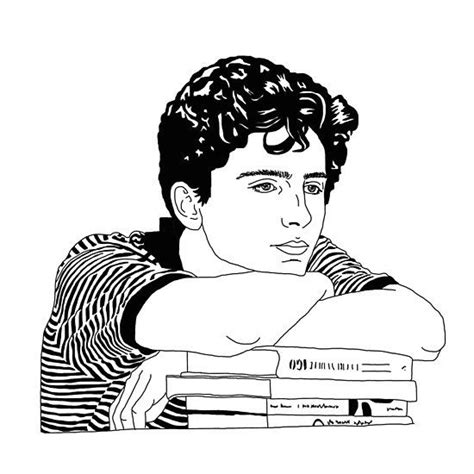Call Me By Your Name 3 - Elio Name Drawings, Dark Art Drawings, Kanvas Art, Black And White Art ...