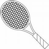 Tennis Ball And Racket Coloring Pages sketch template