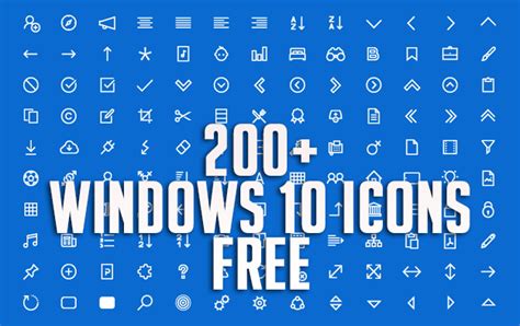 200+ Windows 10 Icons Free Download | Graphic Design Resources